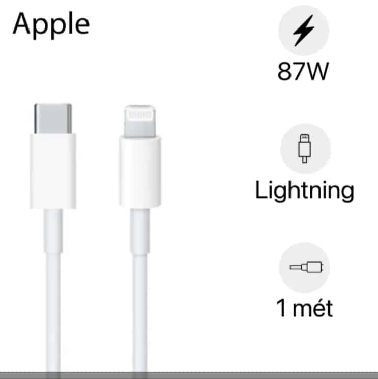 Cáp iPhone USB-C to Lightning